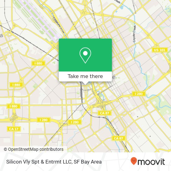 Mapa de Silicon Vly Spt & Entrmt LLC