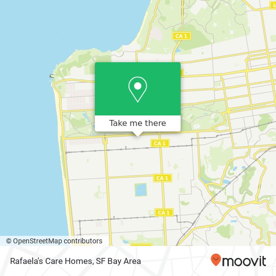 Rafaela's Care Homes map