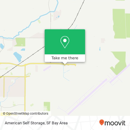 Mapa de American Self Storage