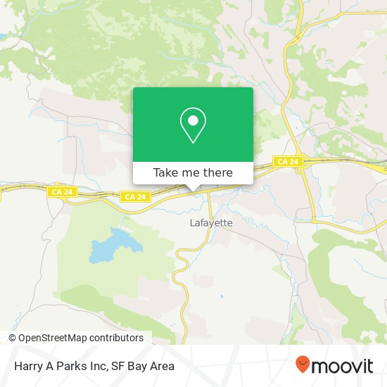 Harry A Parks Inc map