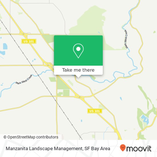 Manzanita Landscape Management map