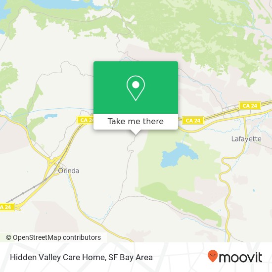 Hidden Valley Care Home map