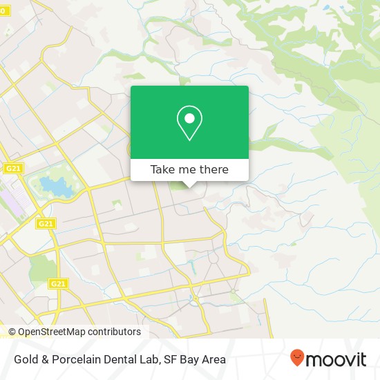 Mapa de Gold & Porcelain Dental Lab