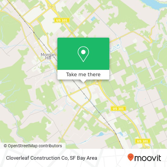 Cloverleaf Construction Co map