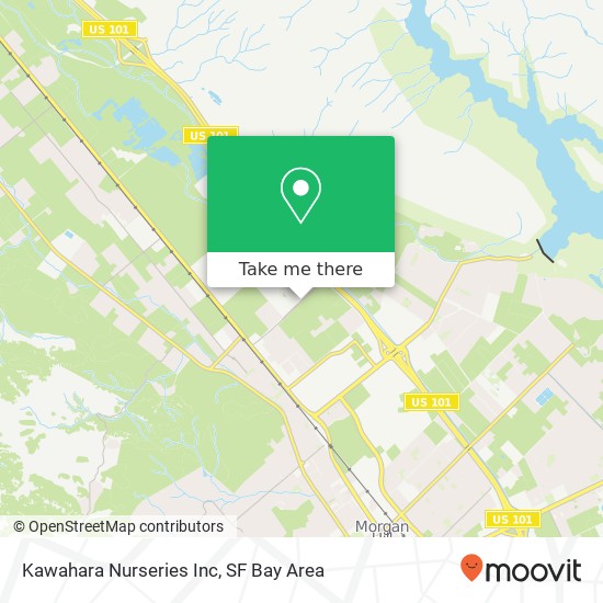 Mapa de Kawahara Nurseries Inc