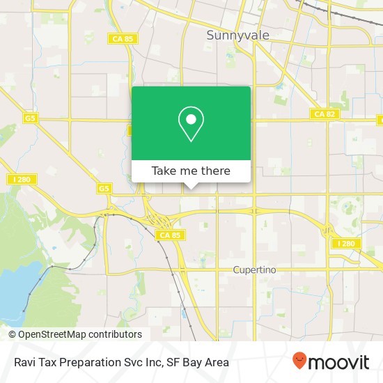 Ravi Tax Preparation Svc Inc map