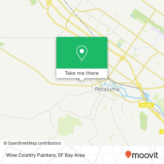 Wine Country Painters map