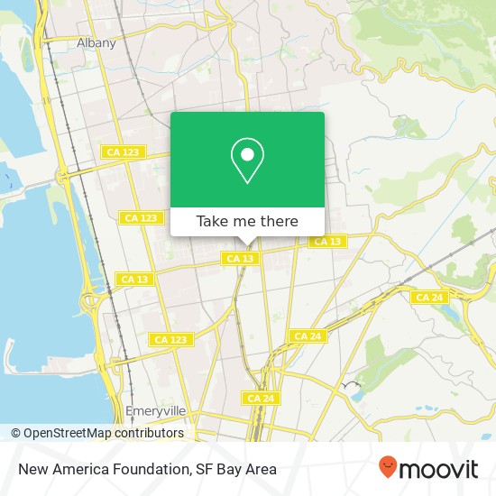 Mapa de New America Foundation