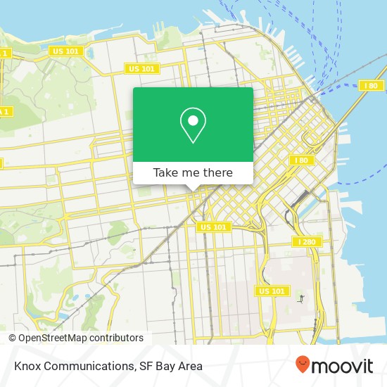 Mapa de Knox Communications