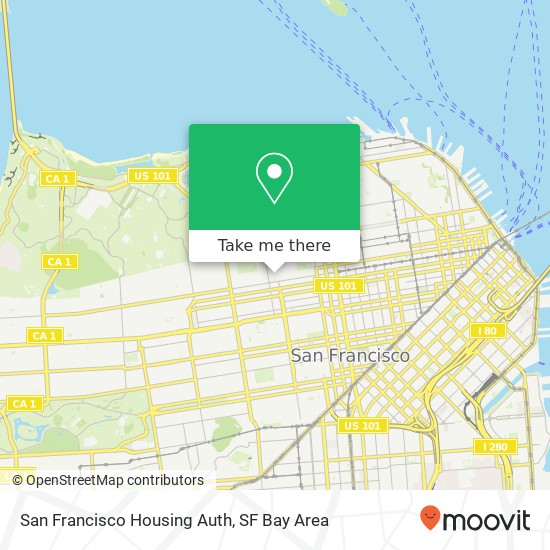 Mapa de San Francisco Housing Auth