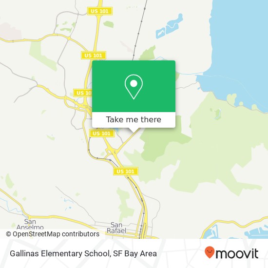 Gallinas Elementary School map