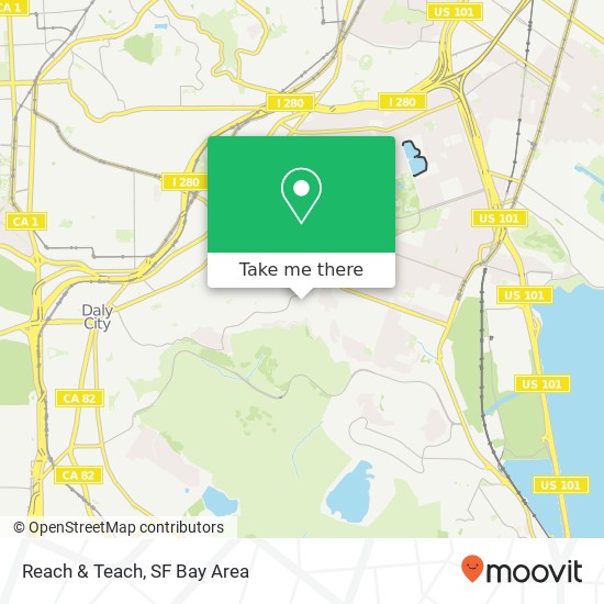 Reach & Teach map