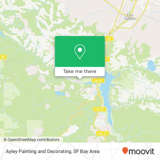 Ayley Painting and Decorating map