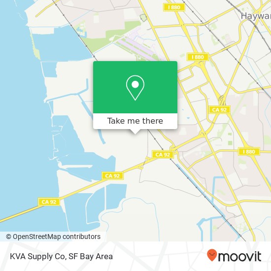 KVA Supply Co map