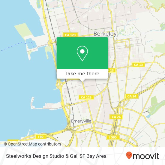 Mapa de Steelworks Design Studio & Gal