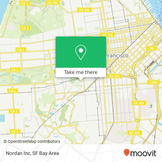 Nordan Inc map
