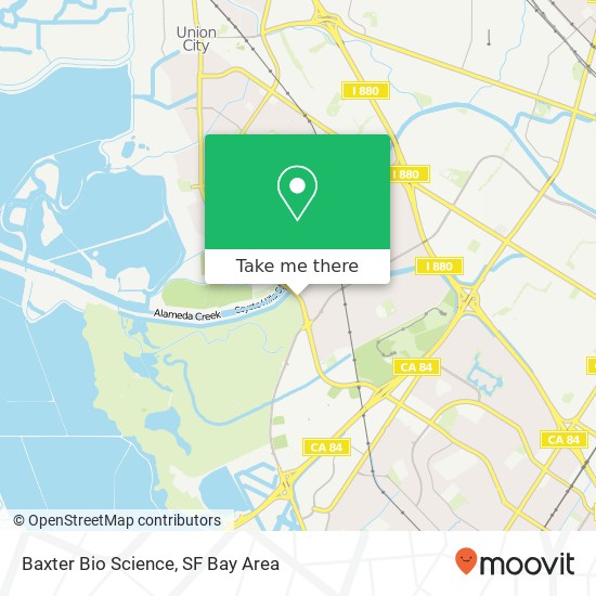 Mapa de Baxter Bio Science