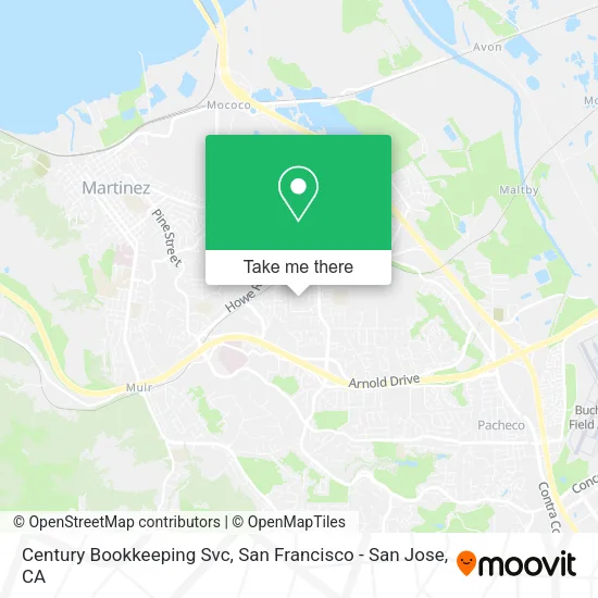 Mapa de Century Bookkeeping Svc