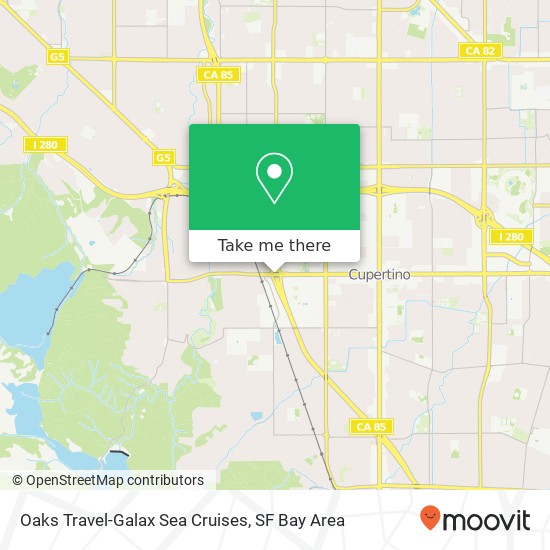 Oaks Travel-Galax Sea Cruises map