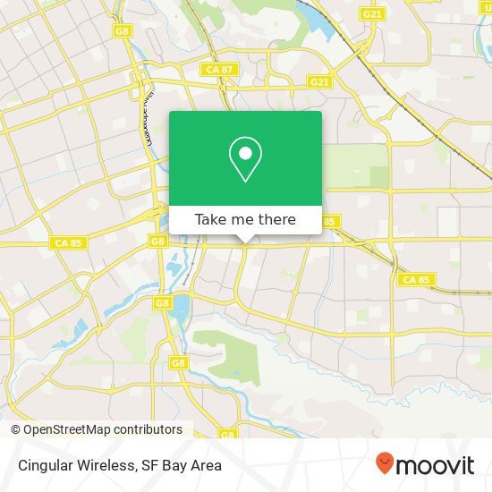 Cingular Wireless map