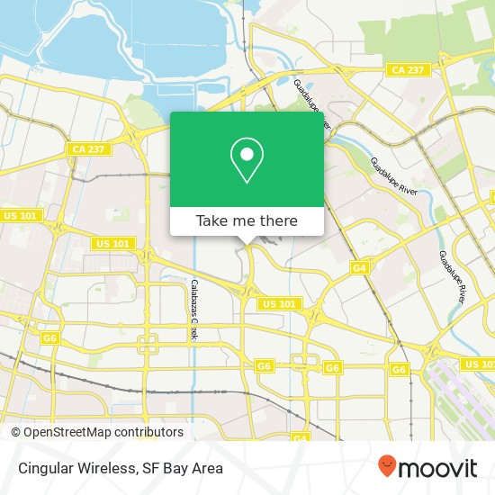 Cingular Wireless map