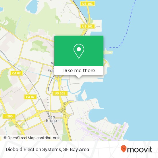 Mapa de Diebold Election Systems