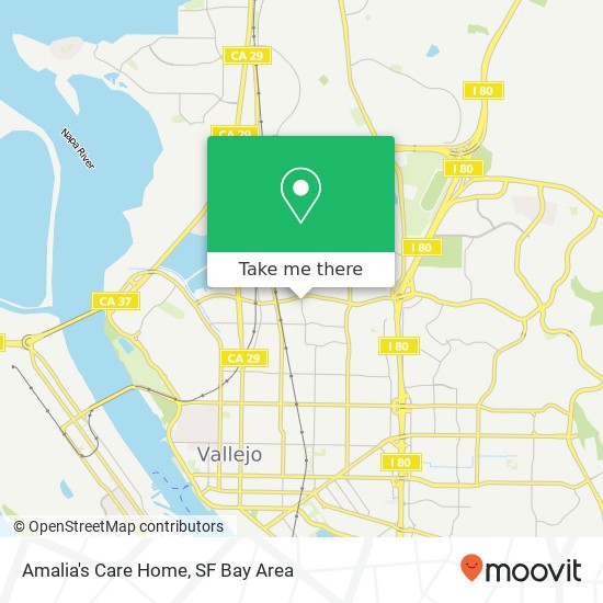 Amalia's Care Home map