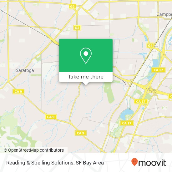 Mapa de Reading & Spelling Solutions