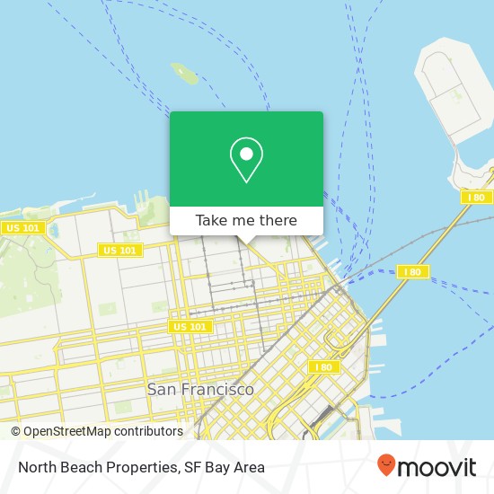 North Beach Properties map