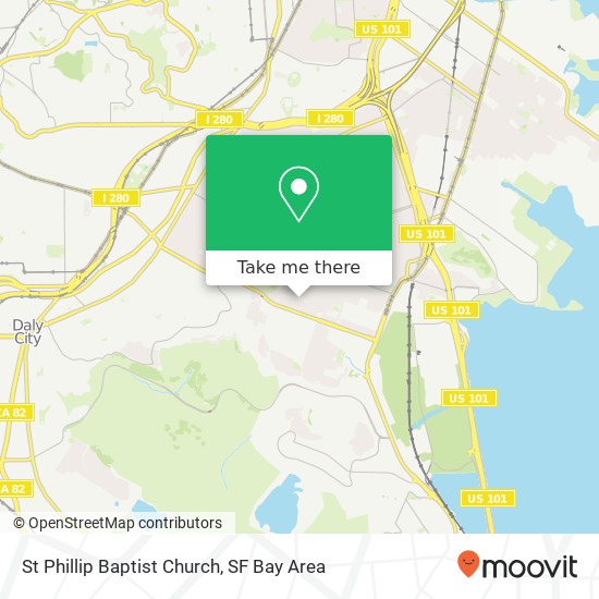 St Phillip Baptist Church map