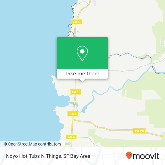 Noyo Hot Tubs N Things map