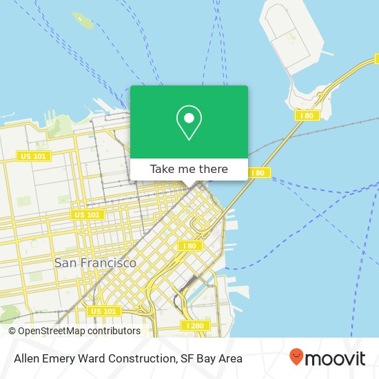 Mapa de Allen Emery Ward Construction