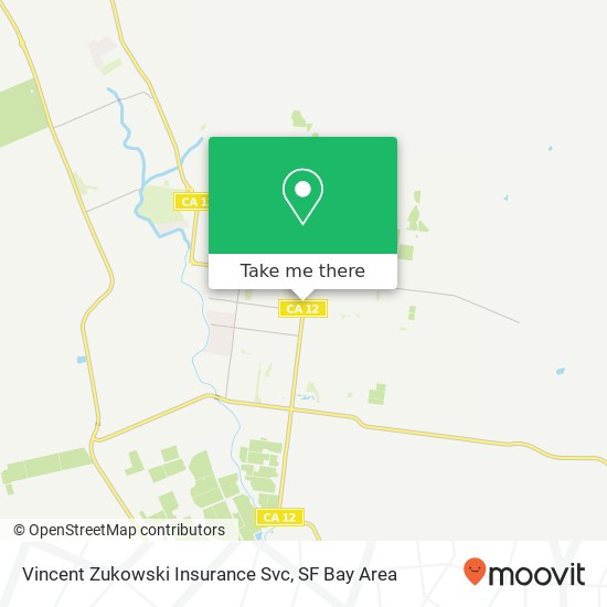 Vincent Zukowski Insurance Svc map