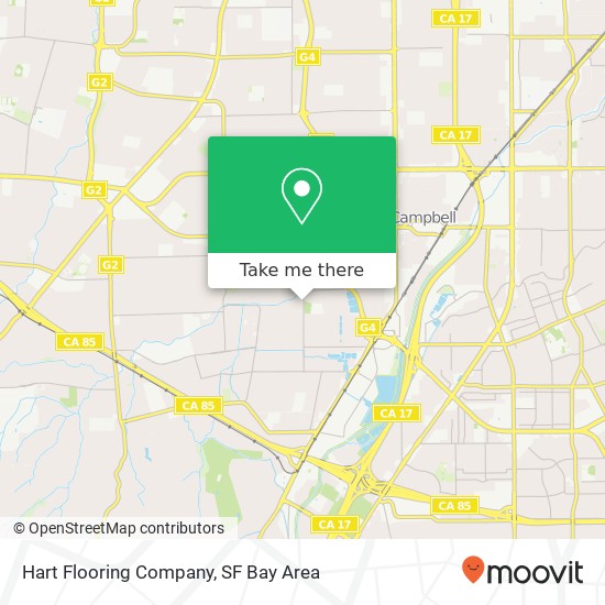 Hart Flooring Company map