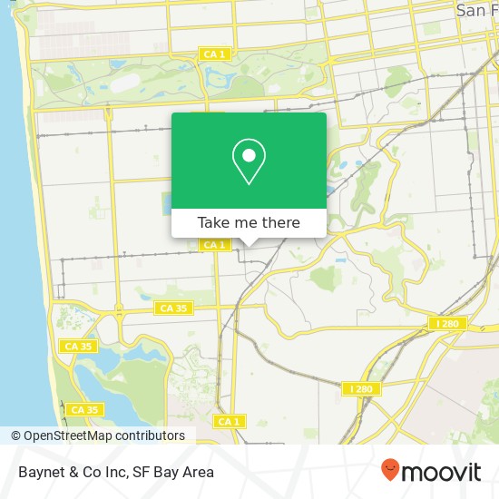 Mapa de Baynet & Co Inc