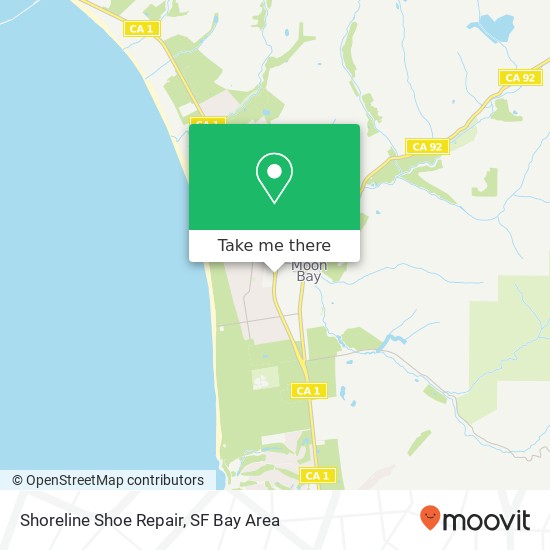 Mapa de Shoreline Shoe Repair