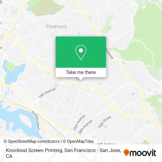 Mapa de Knockout Screen Printing