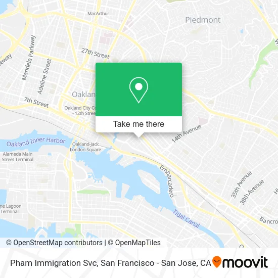 Pham Immigration Svc map