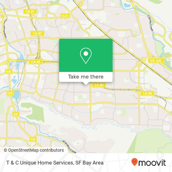 Mapa de T & C Unique Home Services