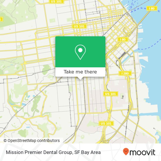 Mission Premier Dental Group map