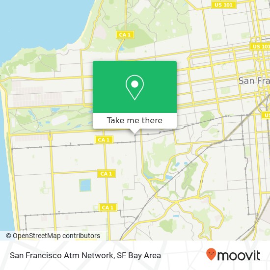 San Francisco Atm Network map