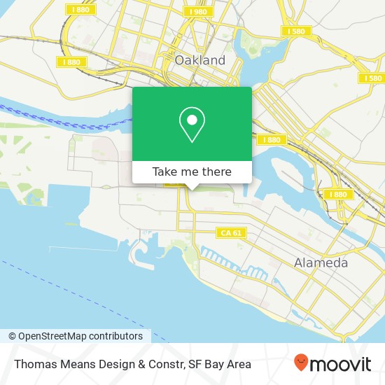 Thomas Means Design & Constr map