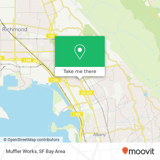 Muffler Works map