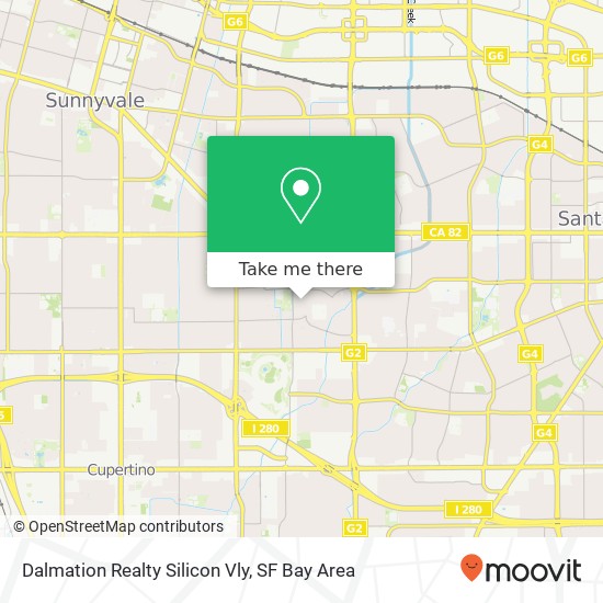 Dalmation Realty Silicon Vly map