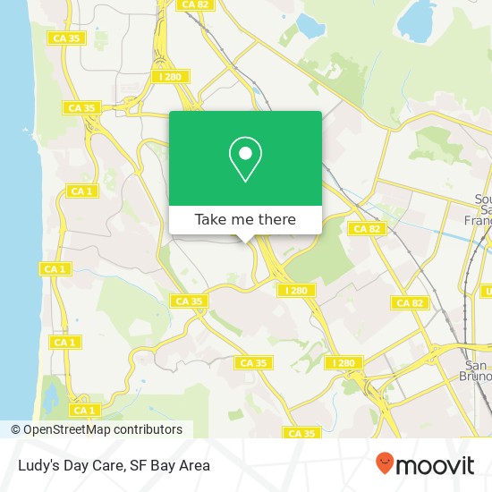 Ludy's Day Care map