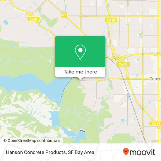 Hanson Concrete Products map