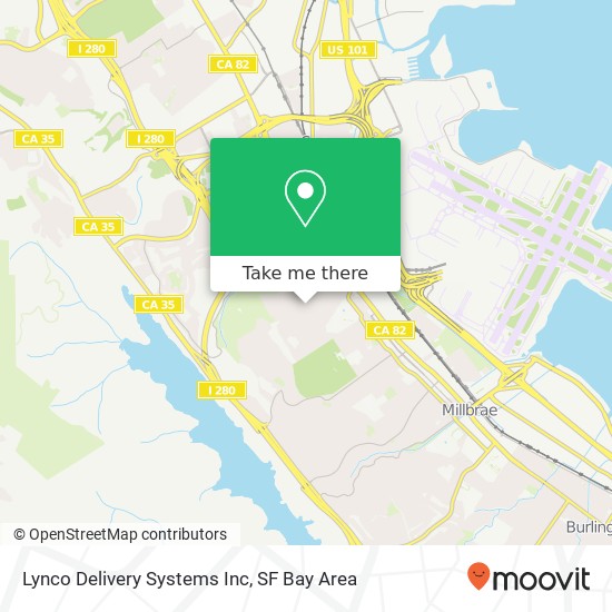 Mapa de Lynco Delivery Systems Inc