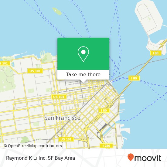 Raymond K Li Inc map