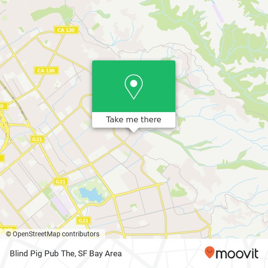 Blind Pig Pub The map