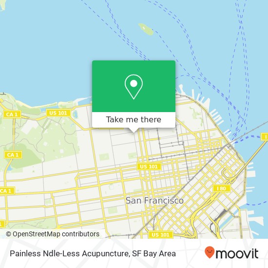 Mapa de Painless Ndle-Less Acupuncture